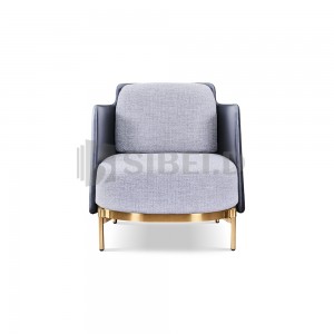 N9-GD-L305A Modern hotel Villa Home Furniture Fabric Sofa Set Leisure Armchair Living Room Chairs