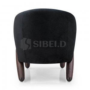 FM6805 Modern Italian Fabric Living Room leisure Chairs