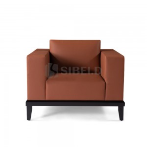 SF-1 Modern Style Single Seater Reception Hotel Leather Sofa