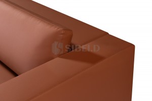 SF-01 Commerical furniture leather hotel modern sofa set