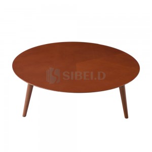 LF-1607 Coffee table with upholstered pouf